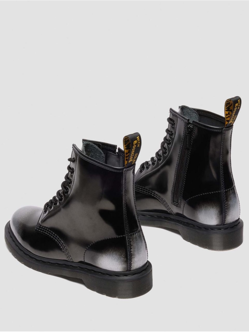 Dr. Martens 1460 ZIP ARCADIA RUB OFF LEATHER BOOTS - Picture 5 of 9